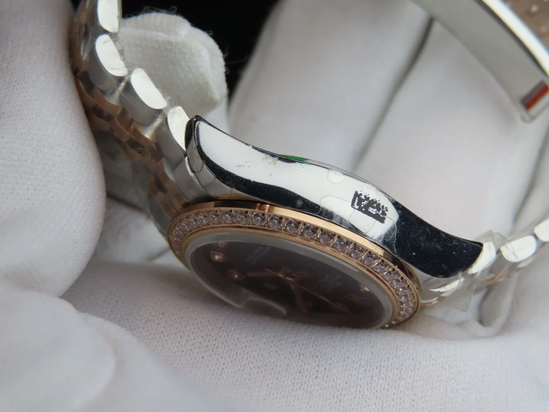Rolex Datejust 28mm — photographed off the sweep