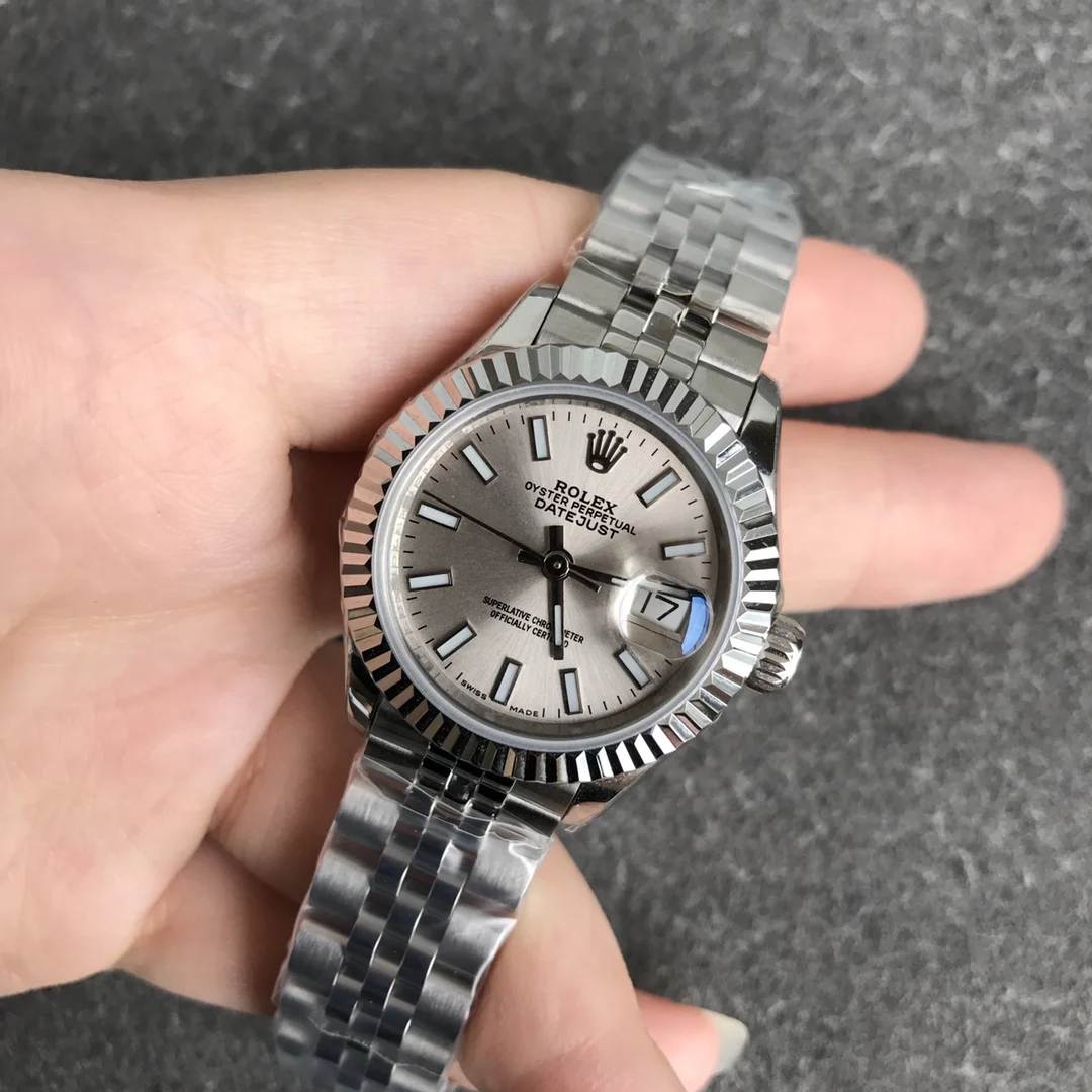 Rolex Datejust 28mm — photographed off the sweep