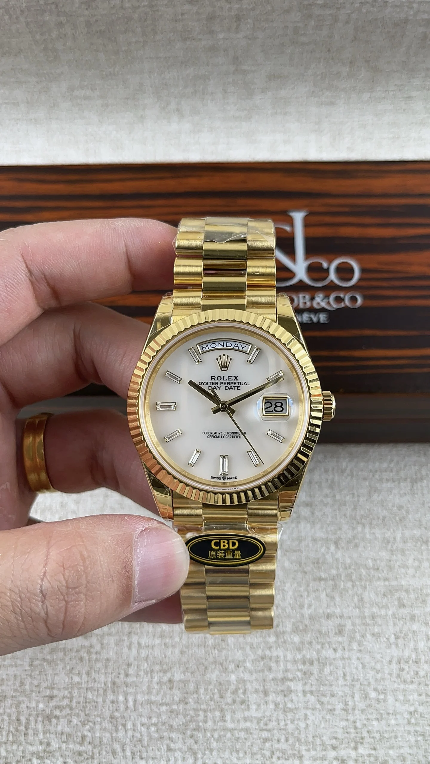 Rolex Datejust — photographed off the sweep
