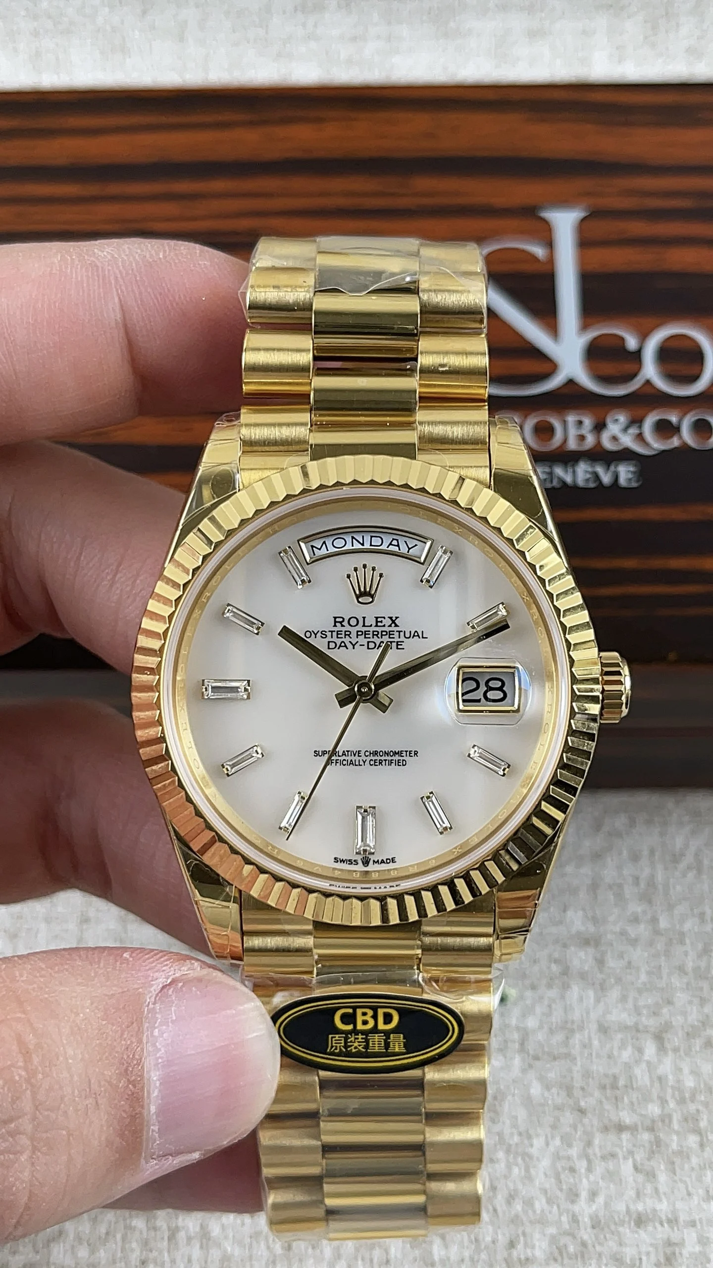 Rolex Datejust — photographed off the sweep