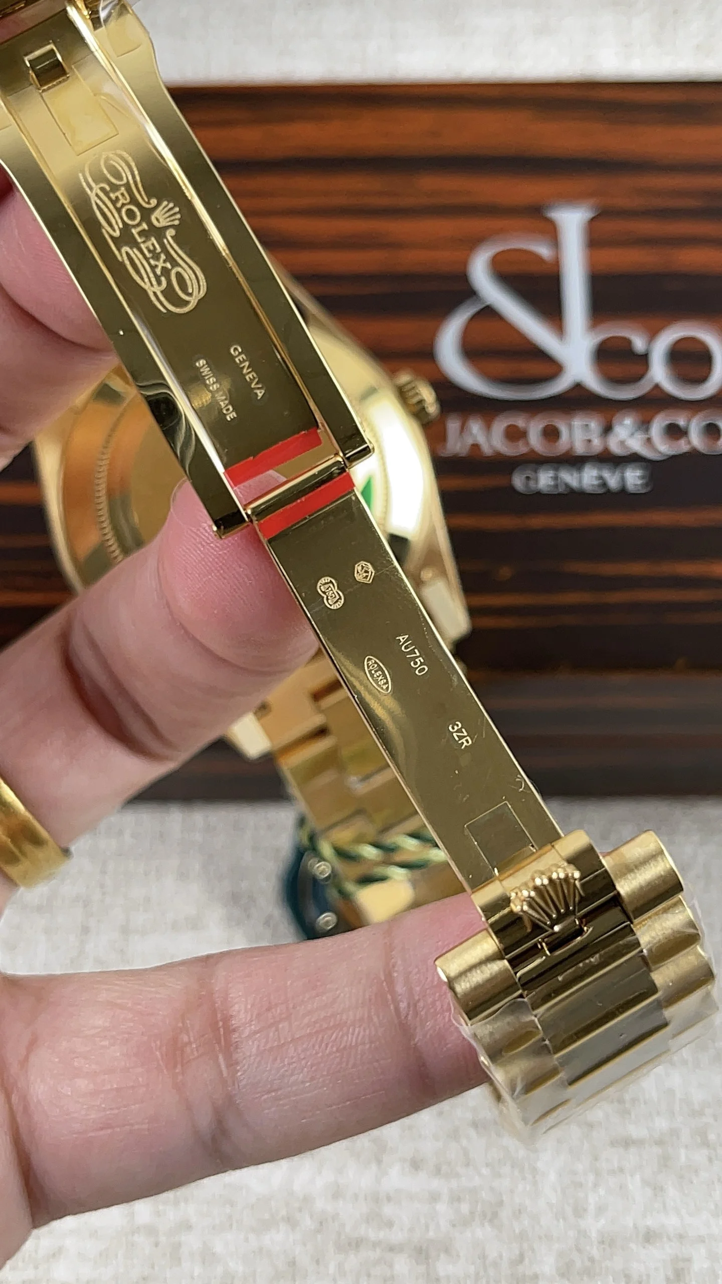 Rolex Datejust — photographed off the sweep