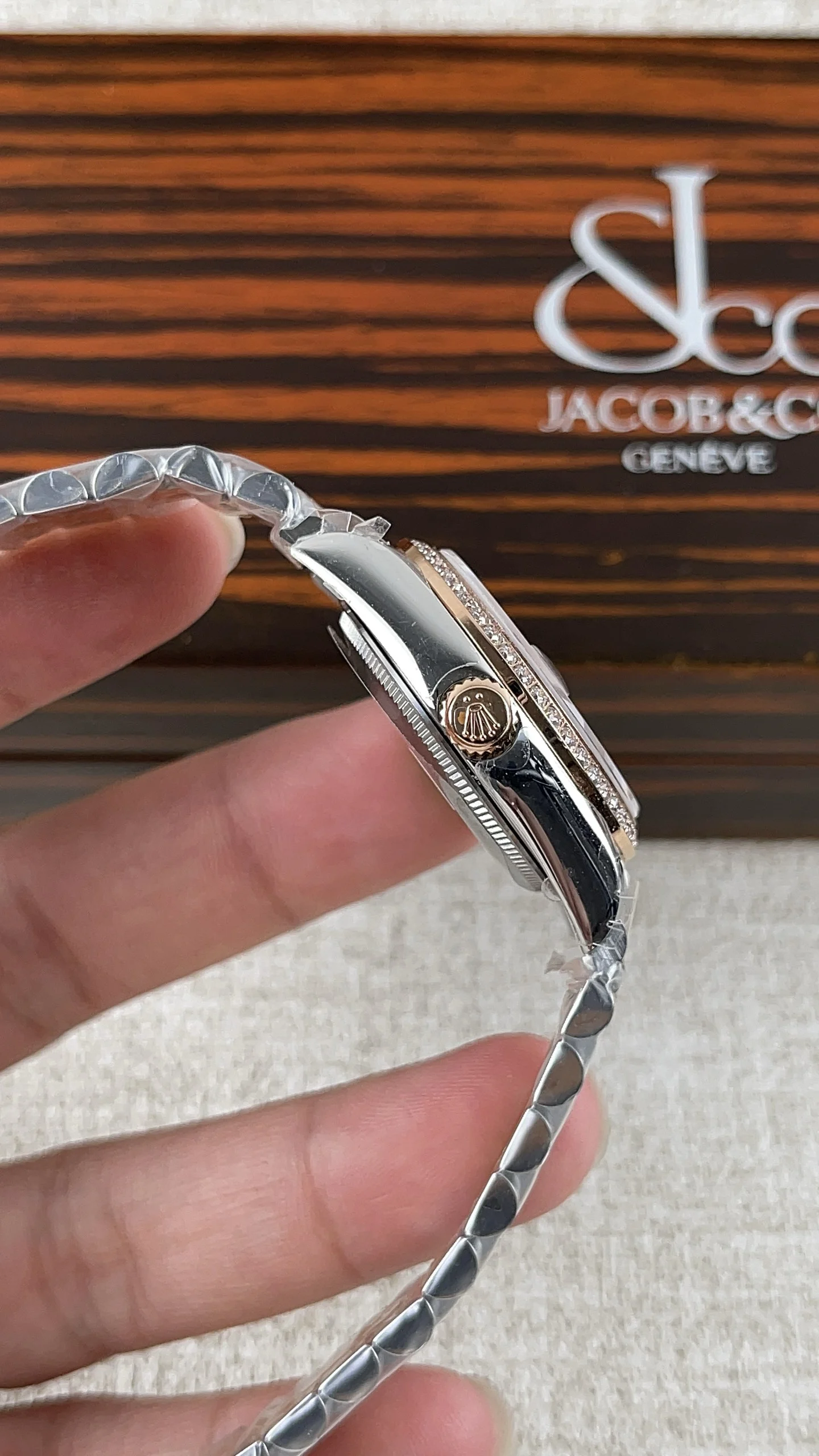 Rolex Datejust 31mm — photographed off the sweep