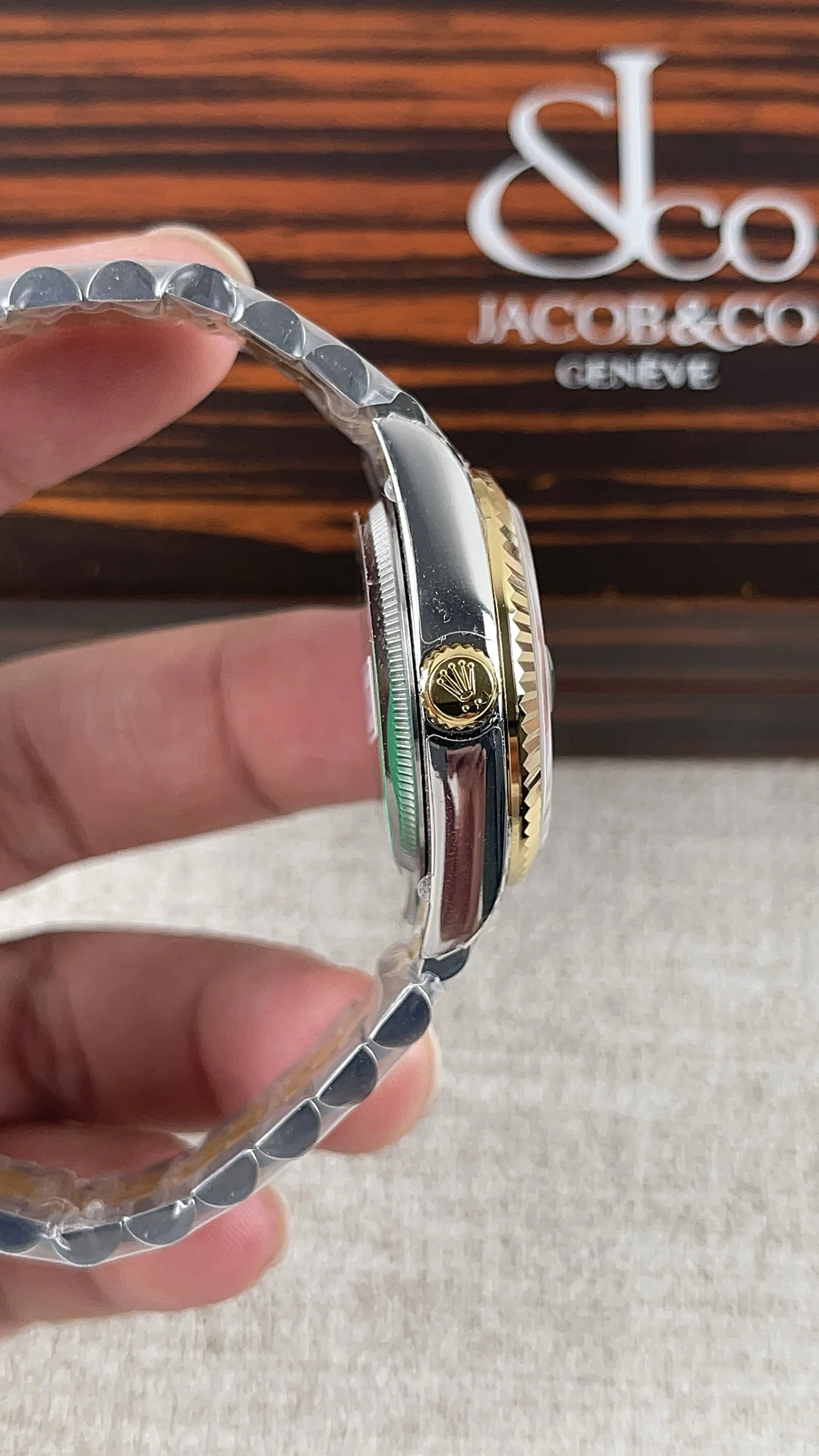 Rolex Datejust 31mm — photographed off the sweep