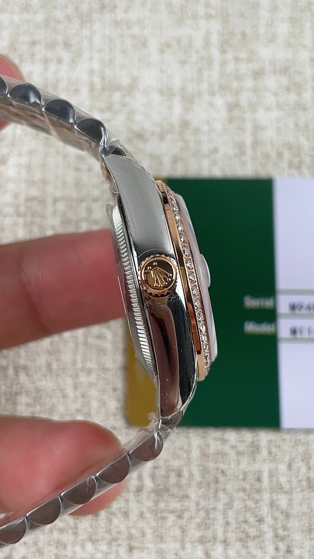 Rolex Datejust 31mm — photographed off the sweep