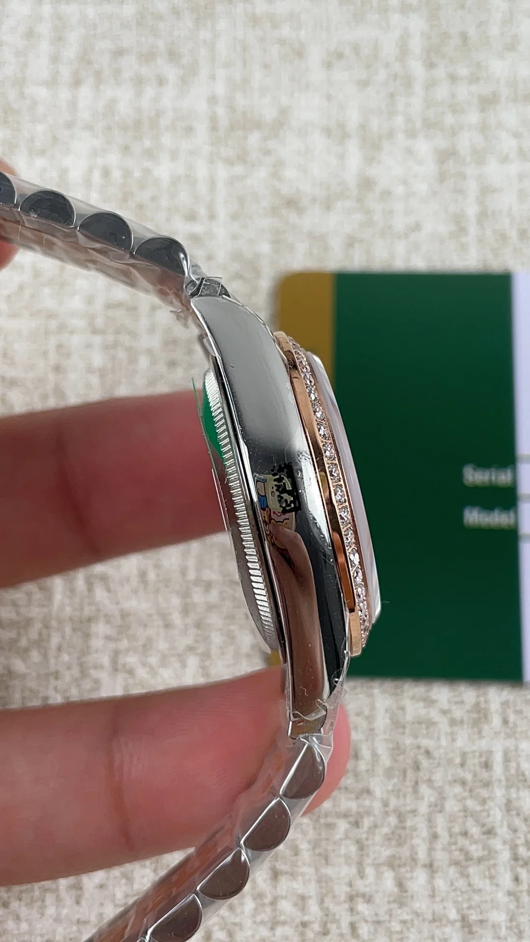 Rolex Datejust 31mm — photographed off the sweep