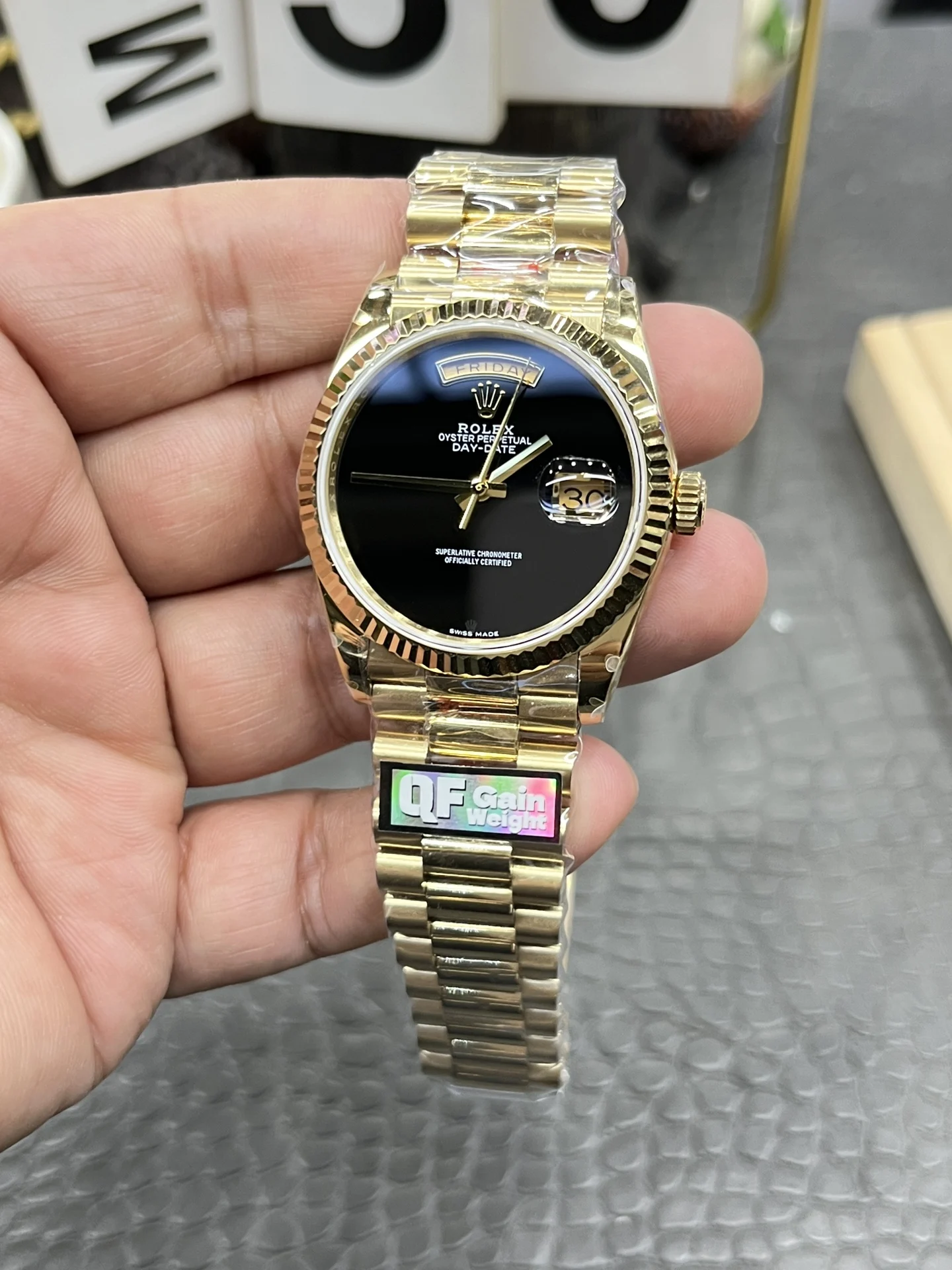 Rolex Datejust 36mm — photographed off the sweep