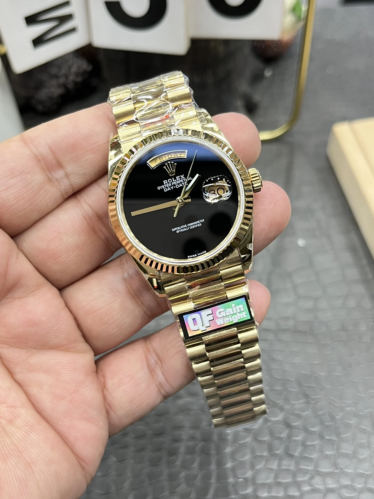 Rolex Datejust 36mm — photographed off the sweep