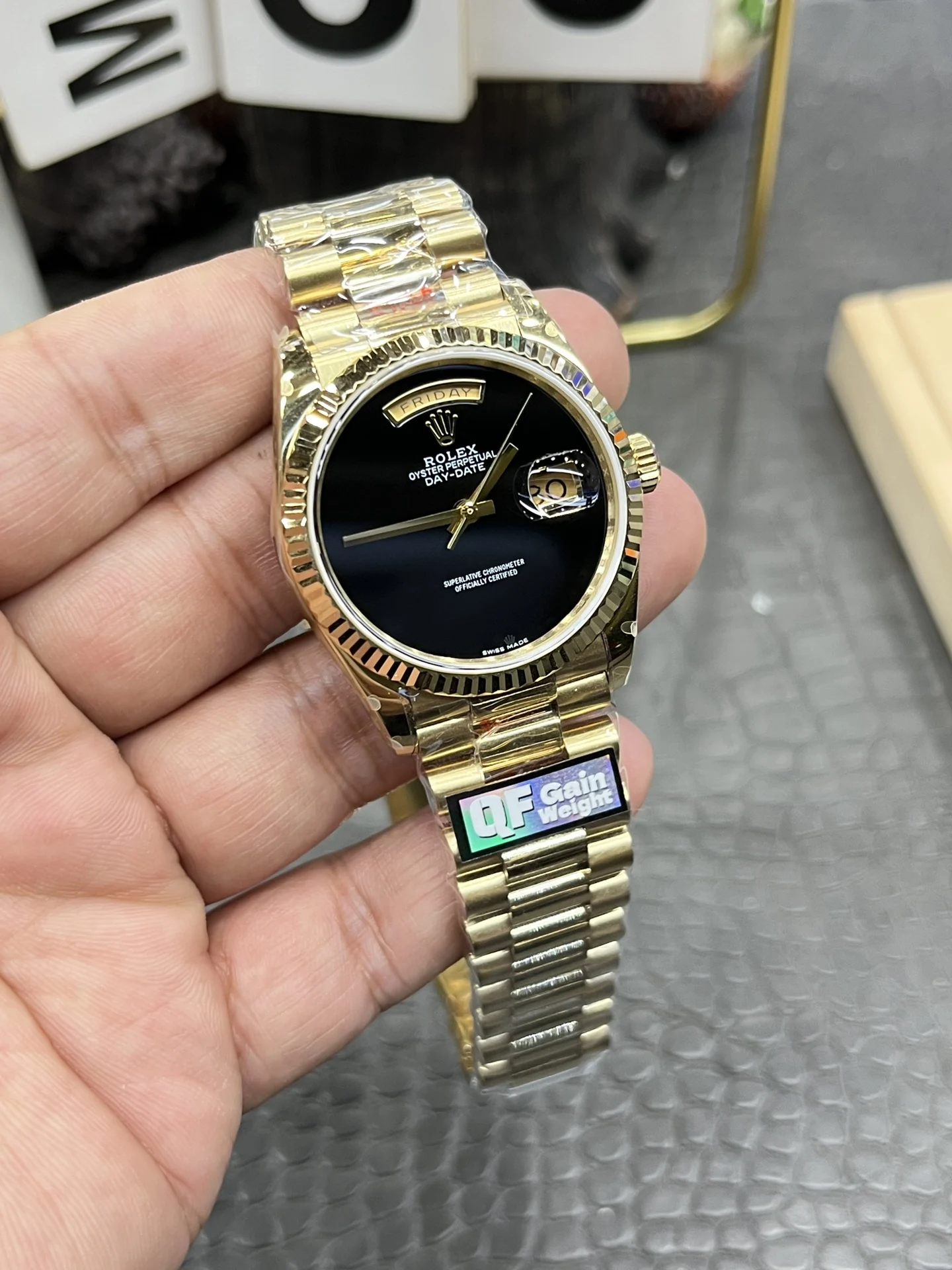 Rolex Datejust 36mm — photographed off the sweep
