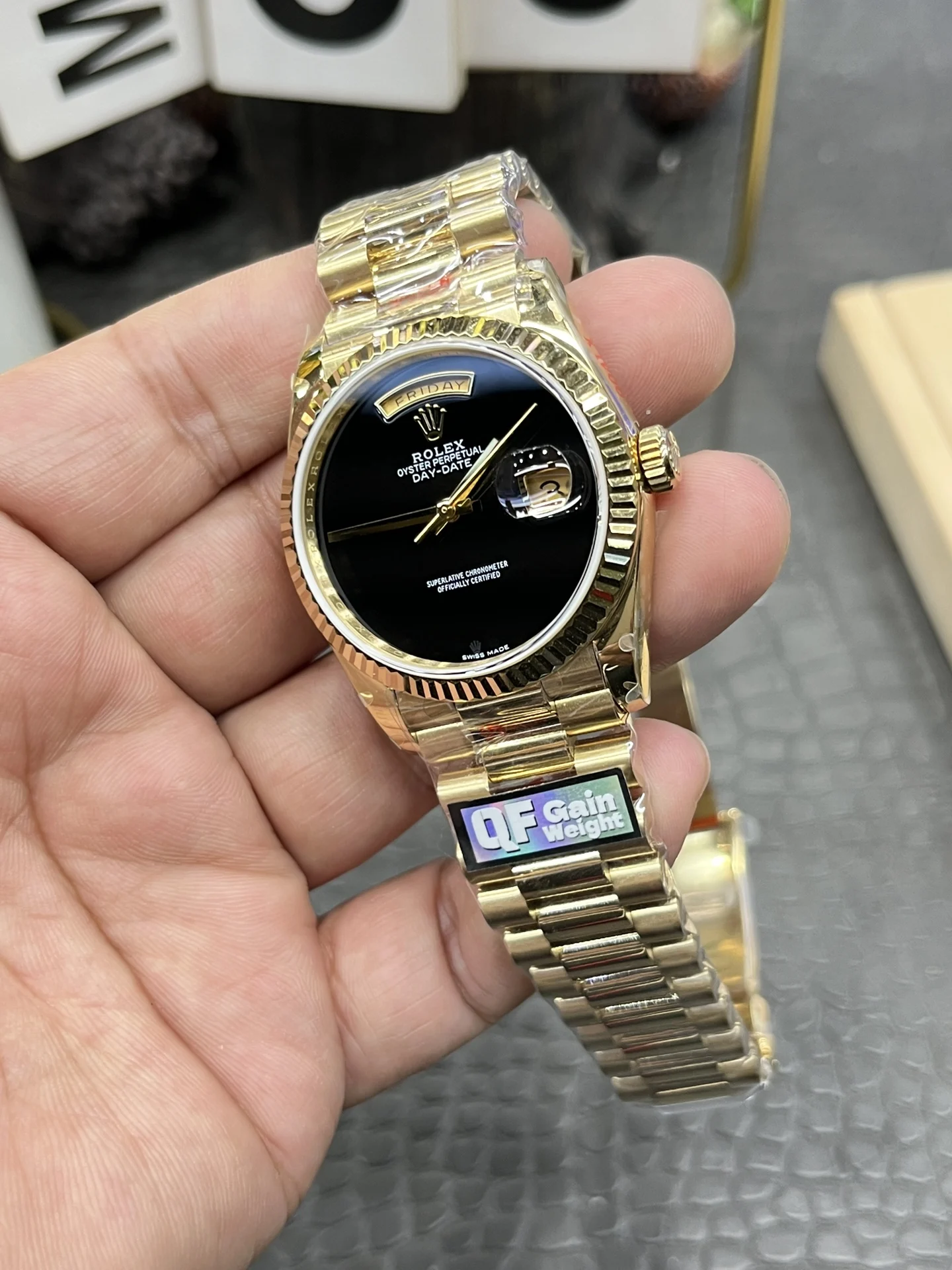 Rolex Datejust 36mm — photographed off the sweep