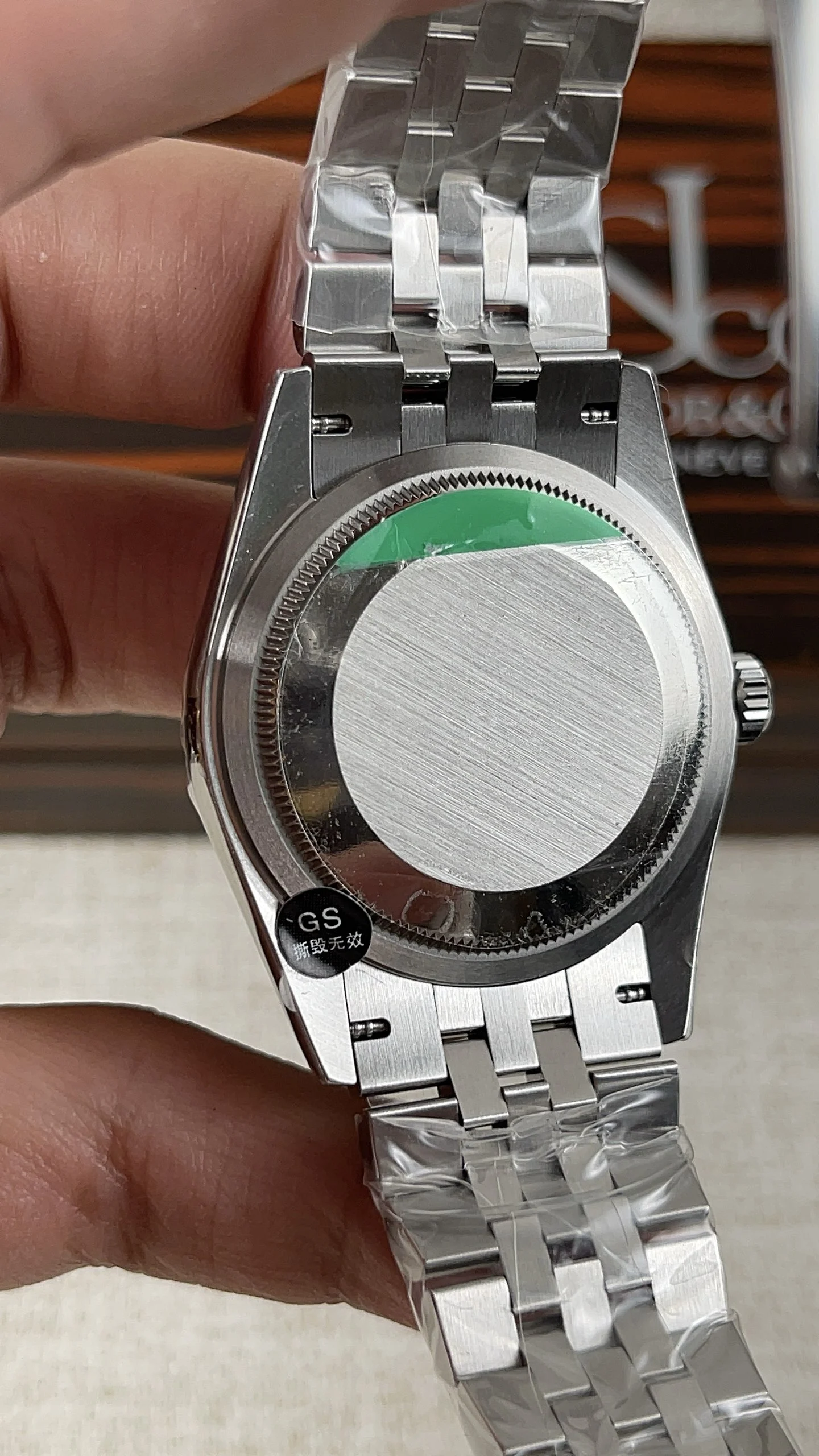 Rolex Datejust 36mm — photographed off the sweep