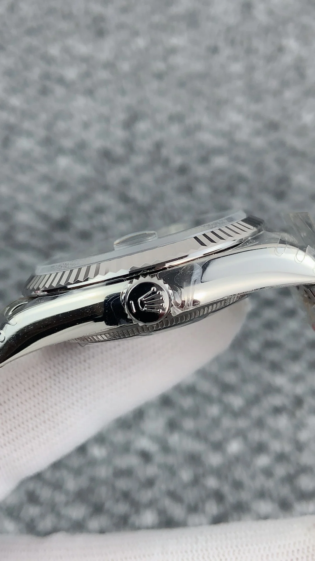 Rolex Datejust 36mm — photographed off the sweep
