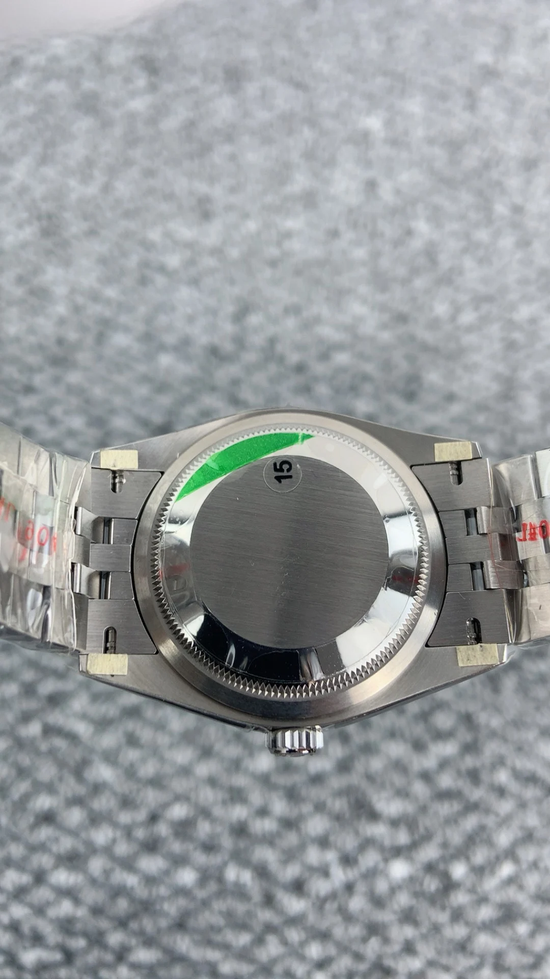 Rolex Datejust 36mm — photographed off the sweep