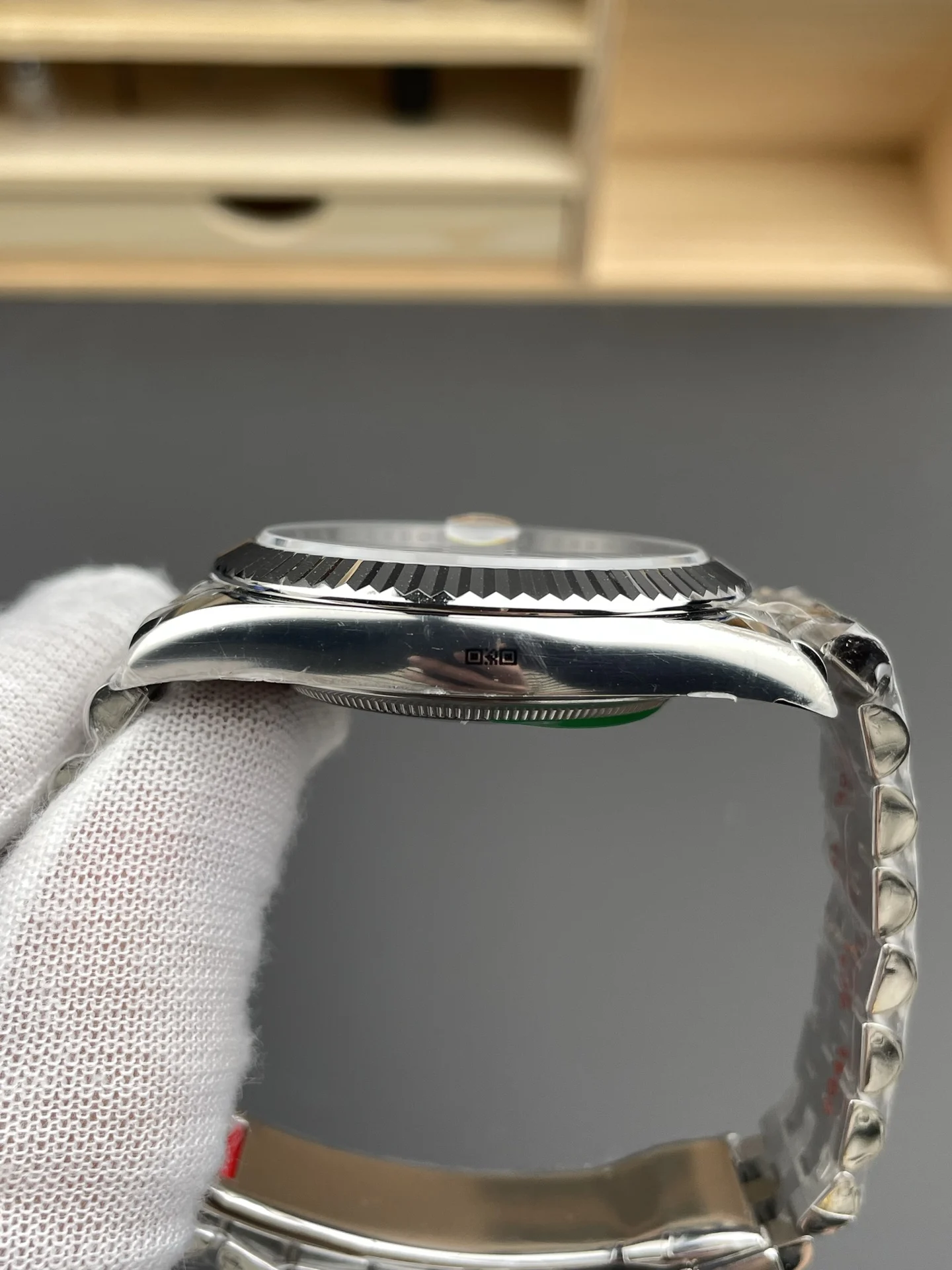Rolex Datejust 41mm — photographed off the sweep