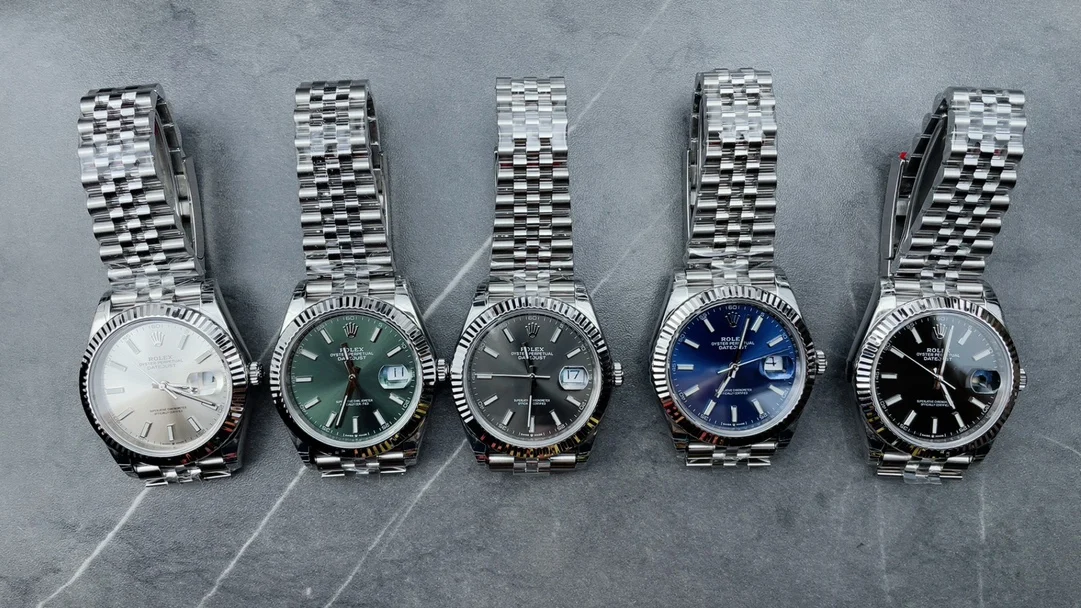 Rolex Datejust 41mm — photographed off the sweep