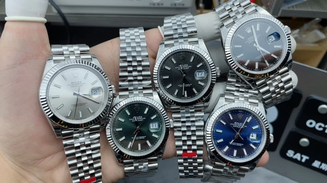 Rolex Datejust 41mm — photographed off the sweep