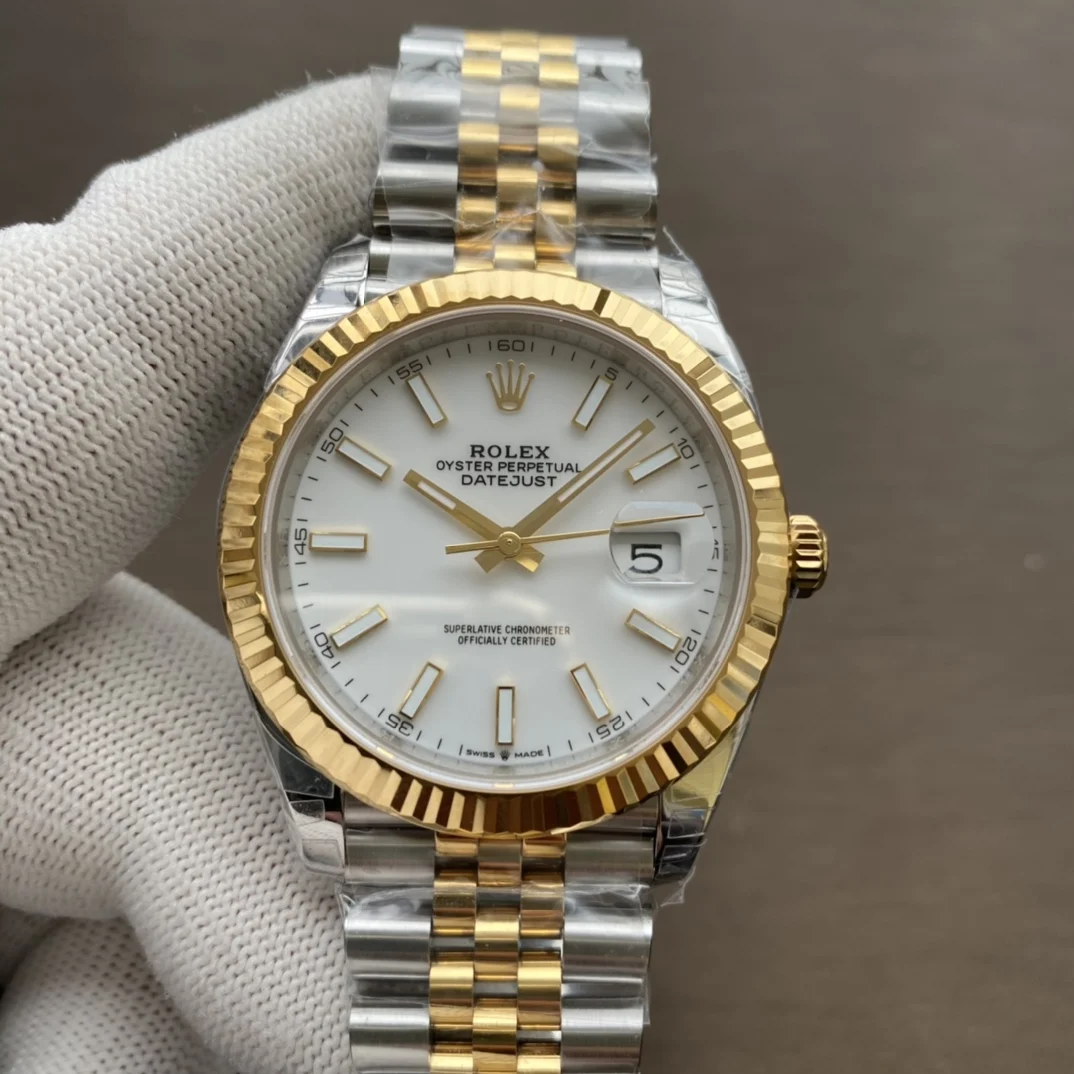Rolex Datejust 41mm — photographed off the sweep