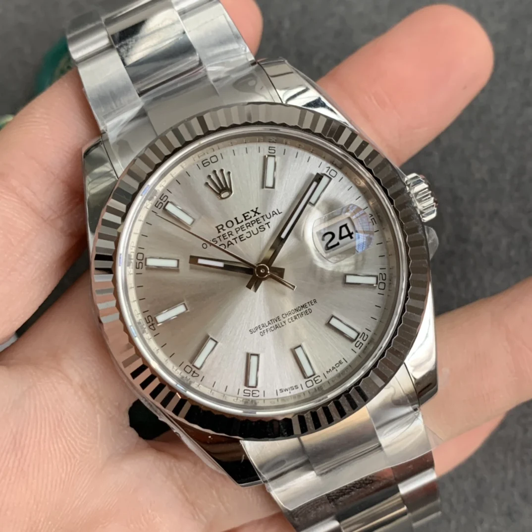 Rolex Datejust 41mm — photographed off the sweep
