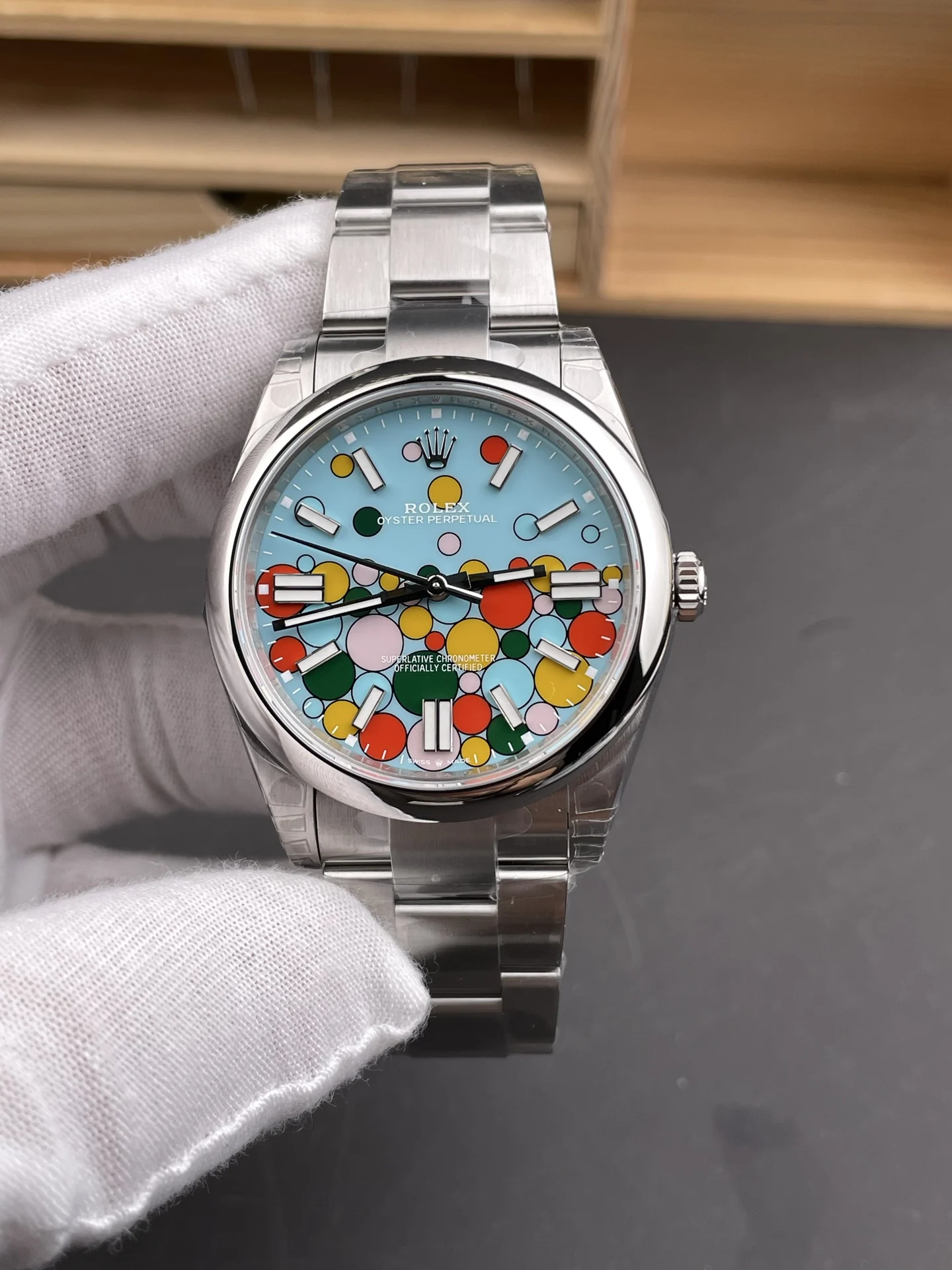 Rolex Datejust 41mm — photographed off the sweep