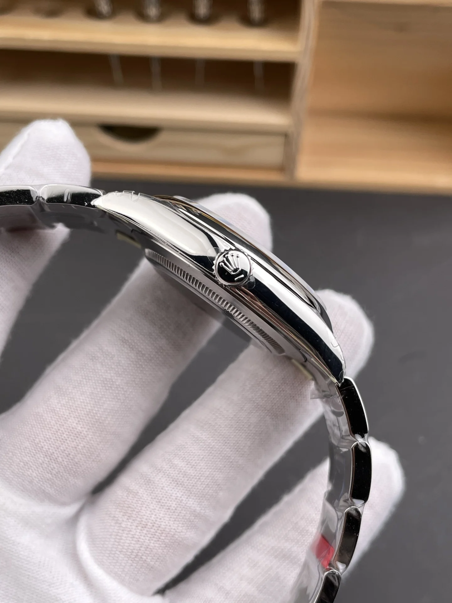 Rolex Datejust 41mm — photographed off the sweep