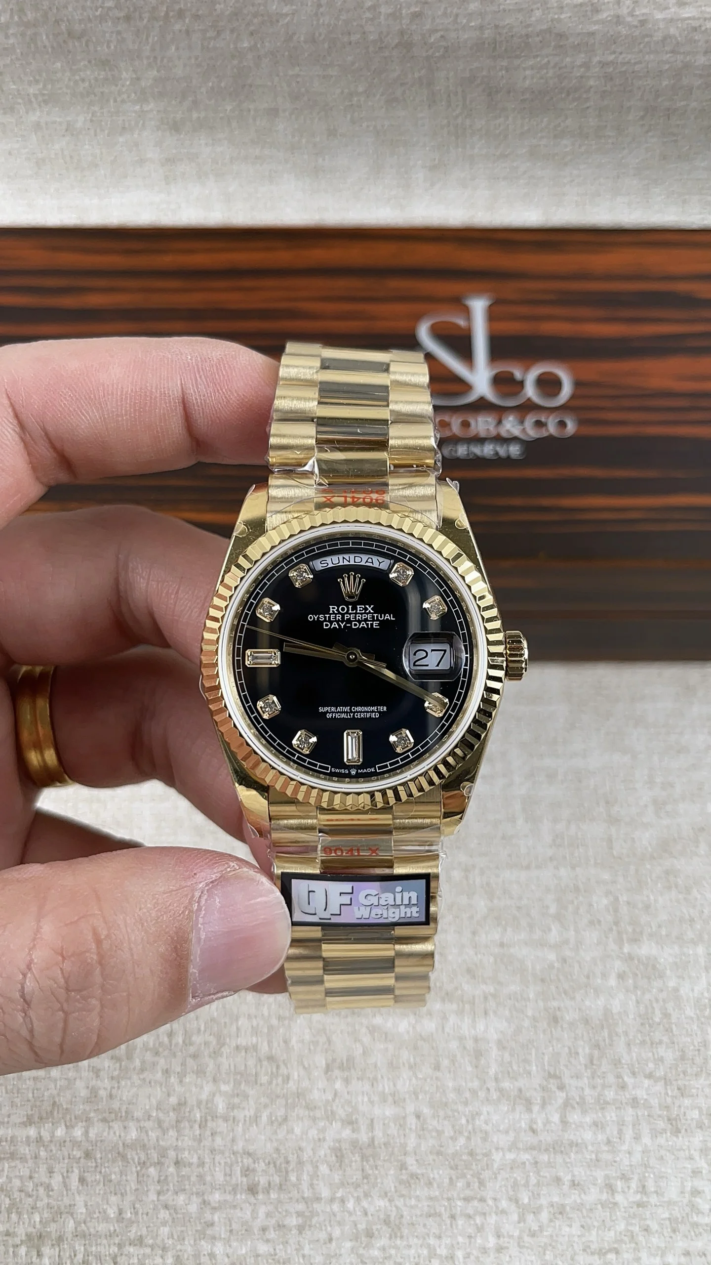 Rolex Datejust Black Dial