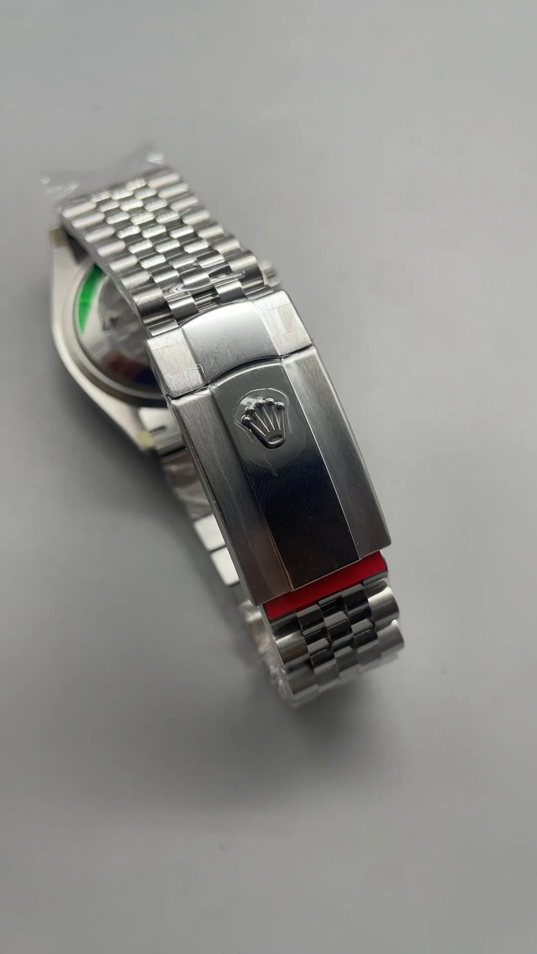 Rolex Datejust Black Dial 36mm — photographed off the sweep