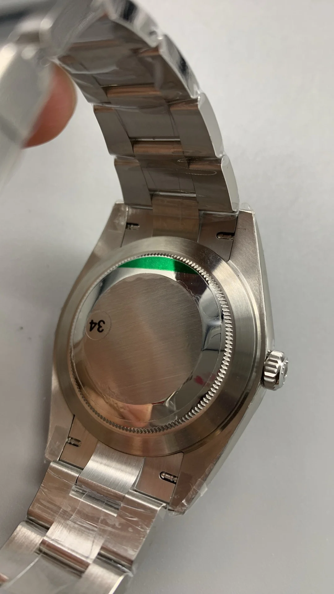 Rolex Datejust Black Dial 41mm — photographed off the sweep