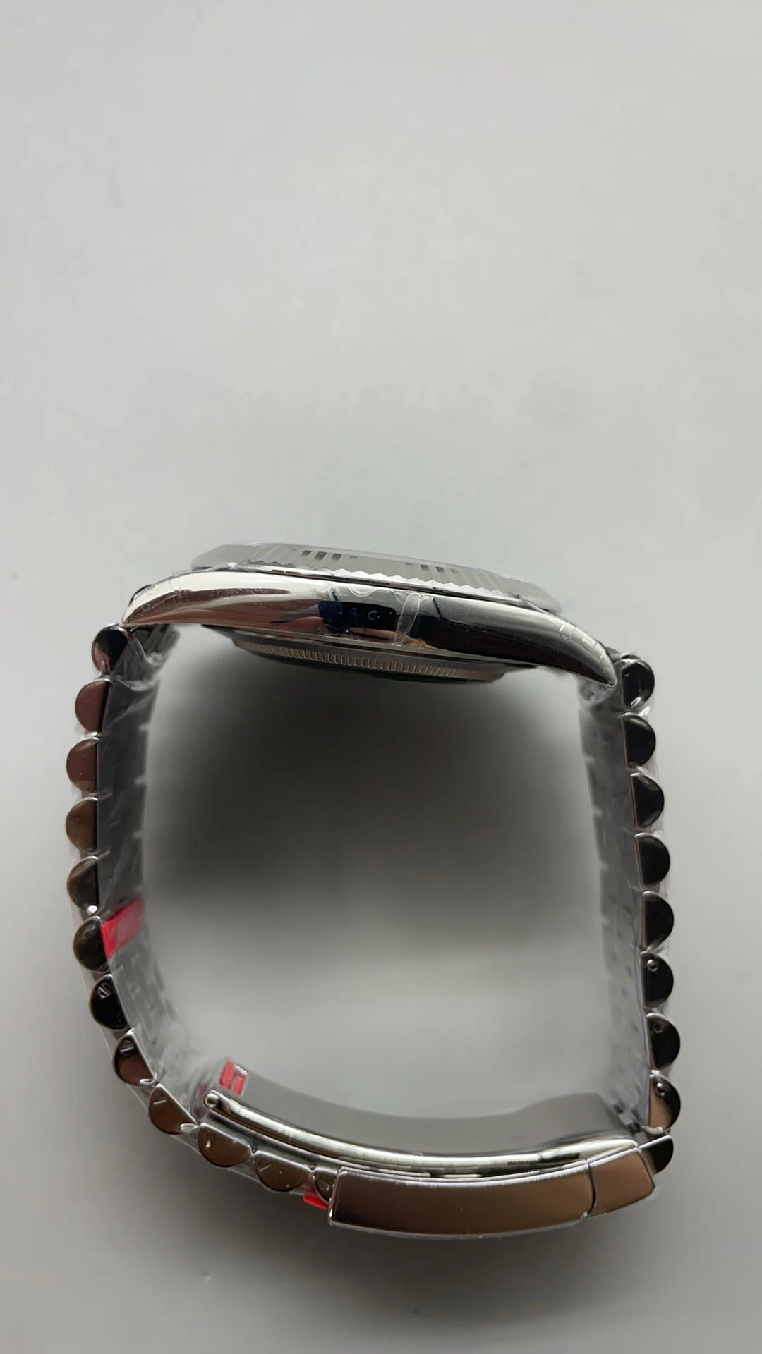 Rolex Datejust Black Dial 41mm — photographed off the sweep