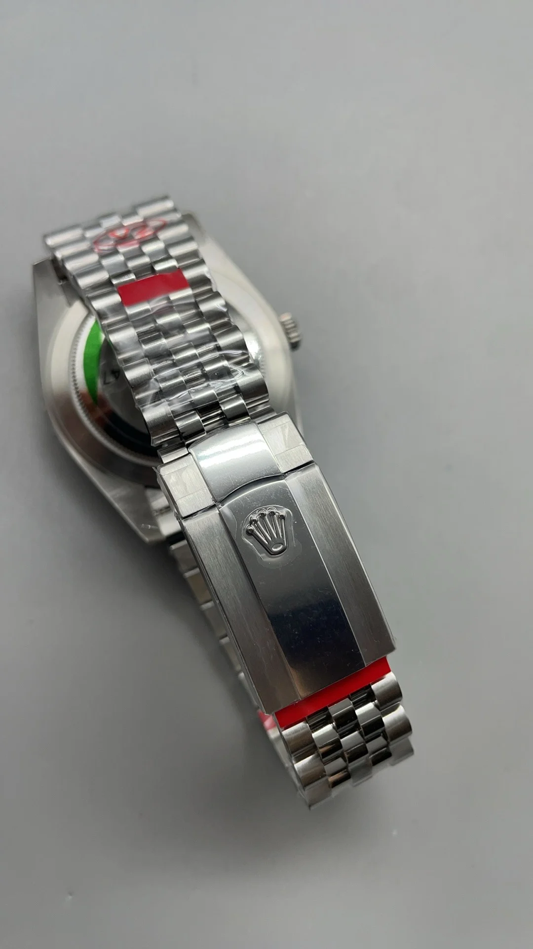 Rolex Datejust Black Dial 41mm — photographed off the sweep
