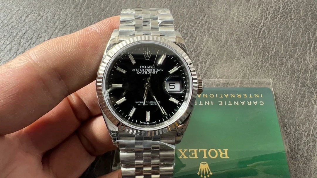 Rolex Datejust Black Dial