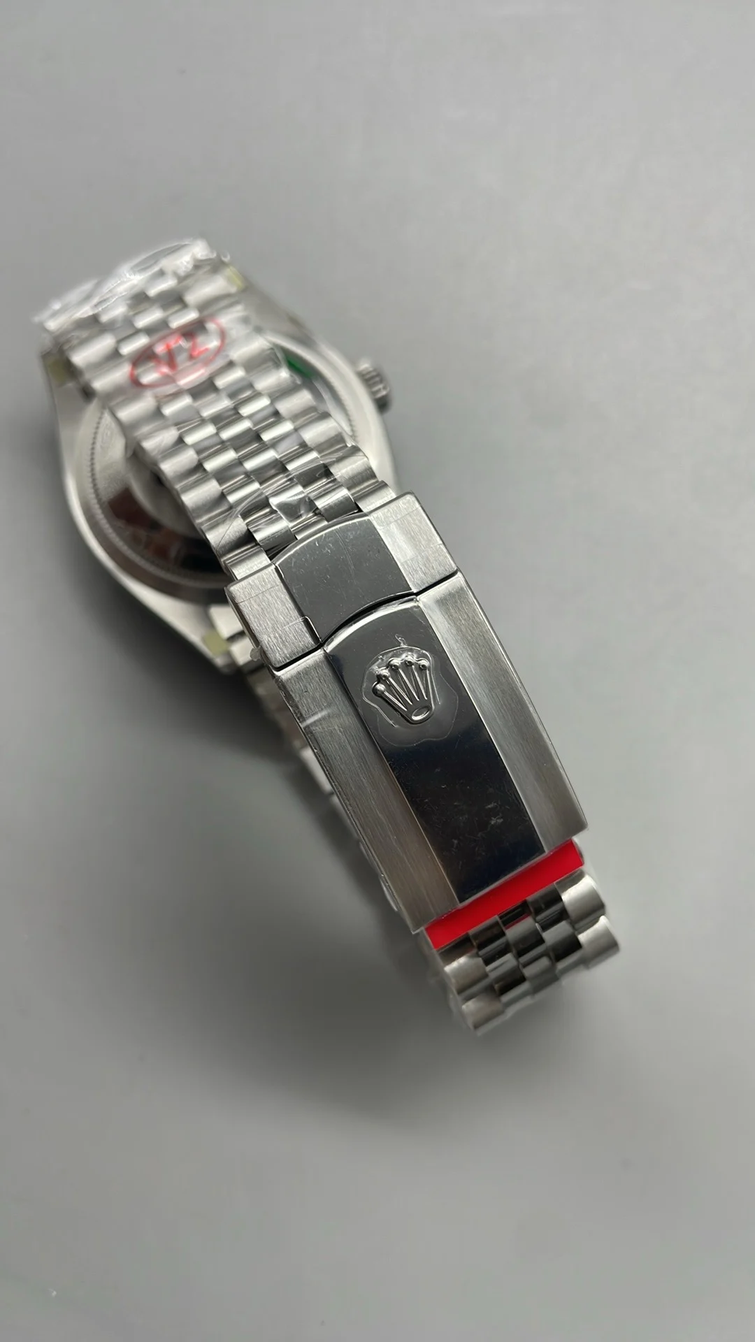 Rolex Datejust Blue Dial 36mm — photographed off the sweep