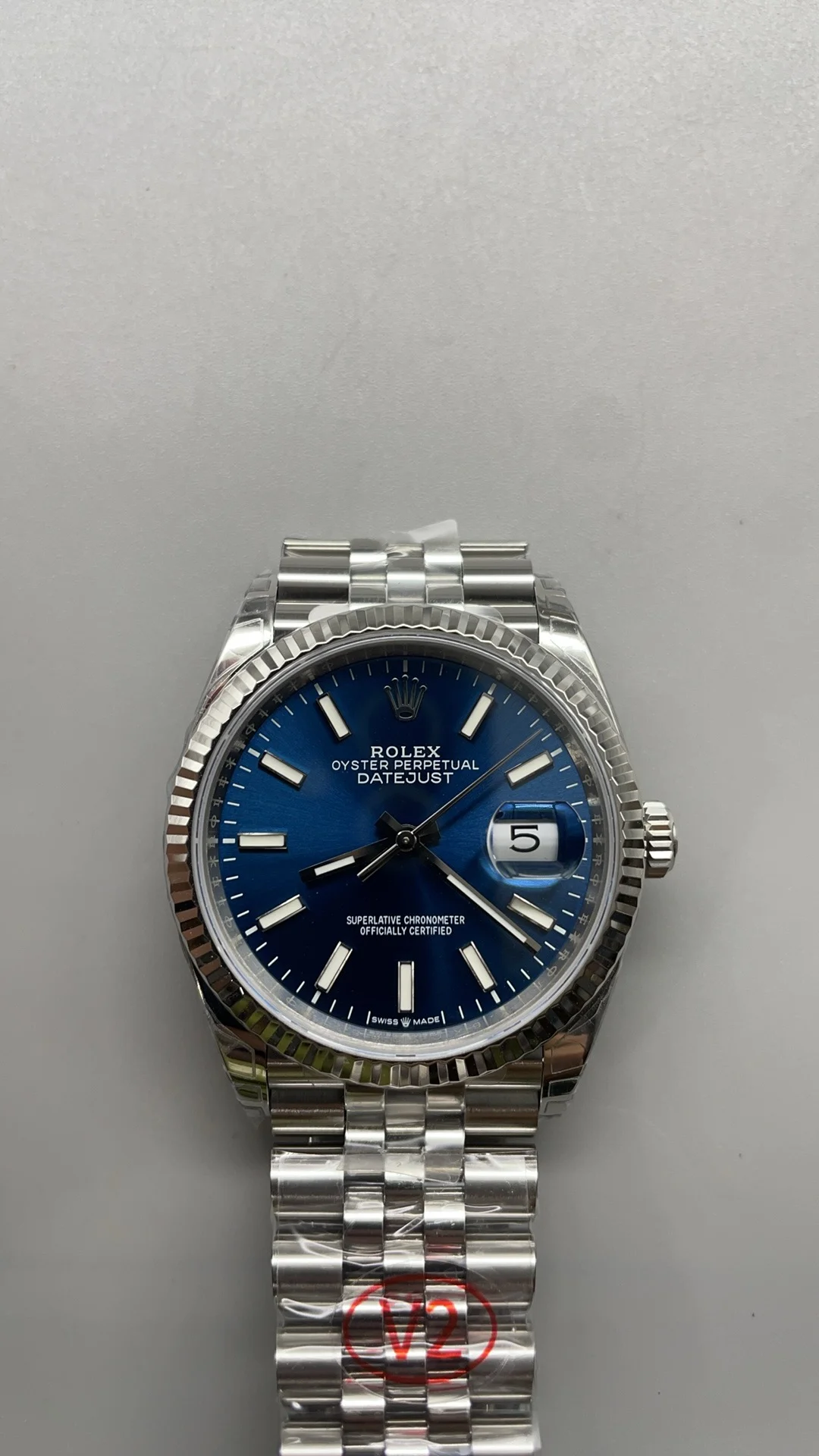 Rolex Datejust Blue Dial 36mm
