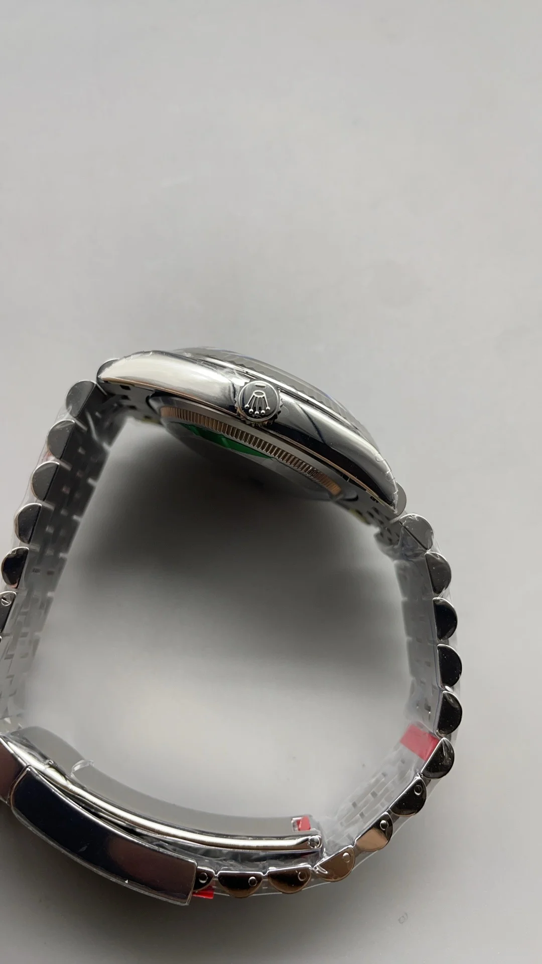 Rolex Datejust Blue Dial 36mm — photographed off the sweep