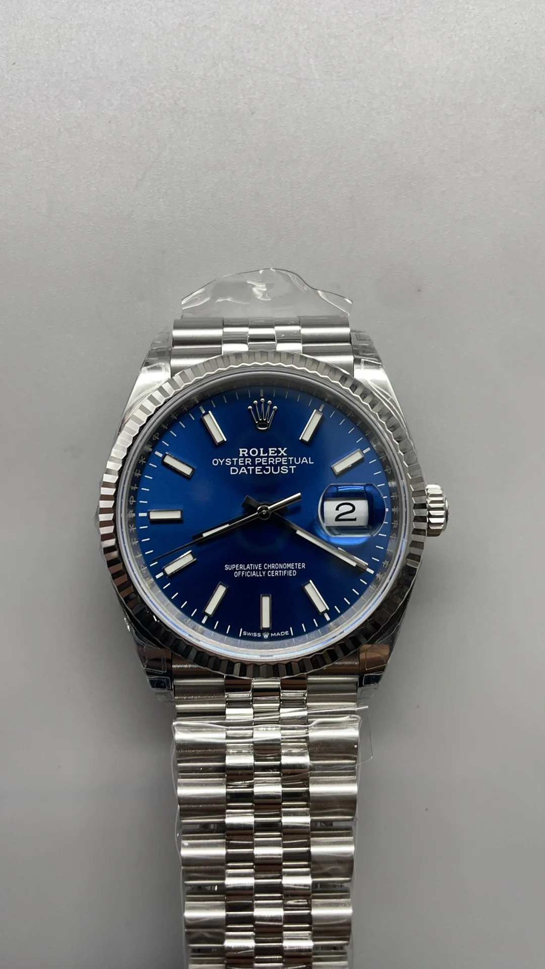 Rolex Datejust Blue Dial 36mm