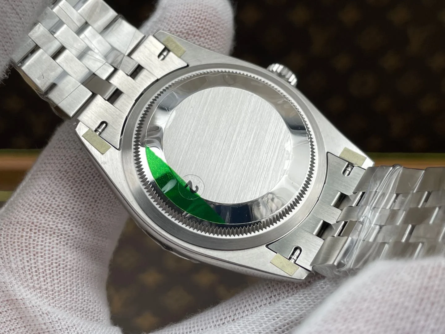 Rolex Datejust Blue Dial 36mm — photographed off the sweep