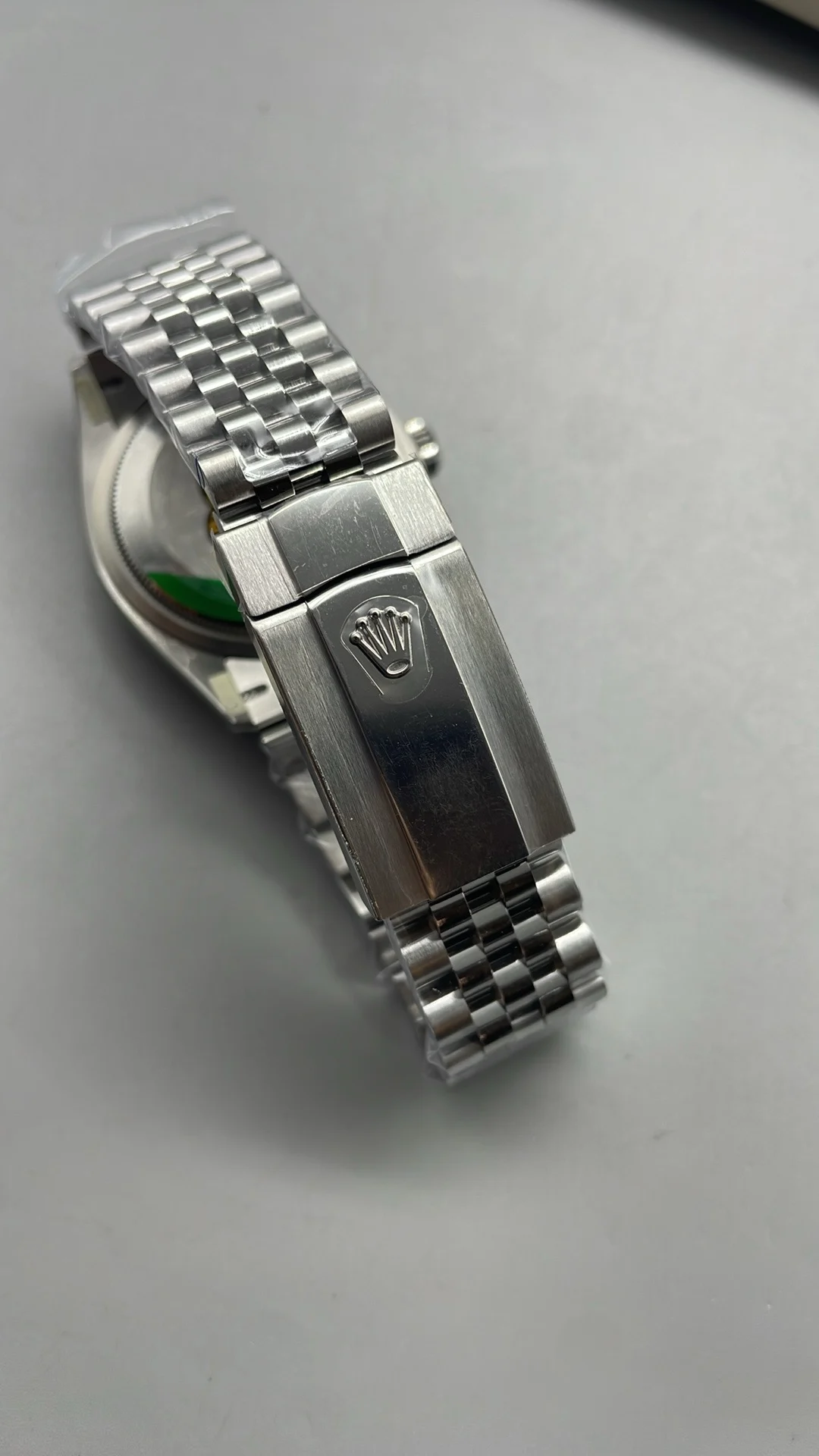 Rolex Datejust Blue Dial 36mm — photographed off the sweep