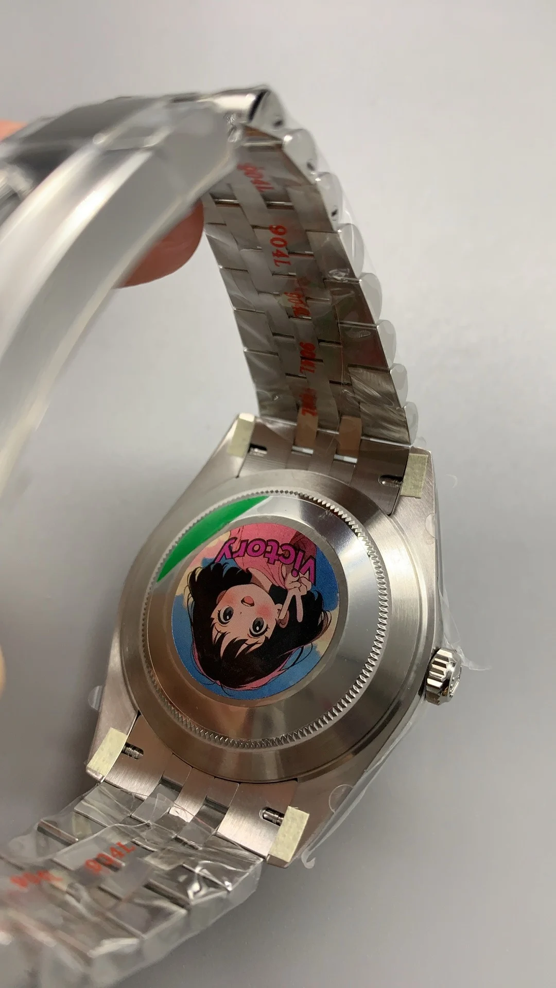Rolex Datejust Blue Dial 41mm — photographed off the sweep