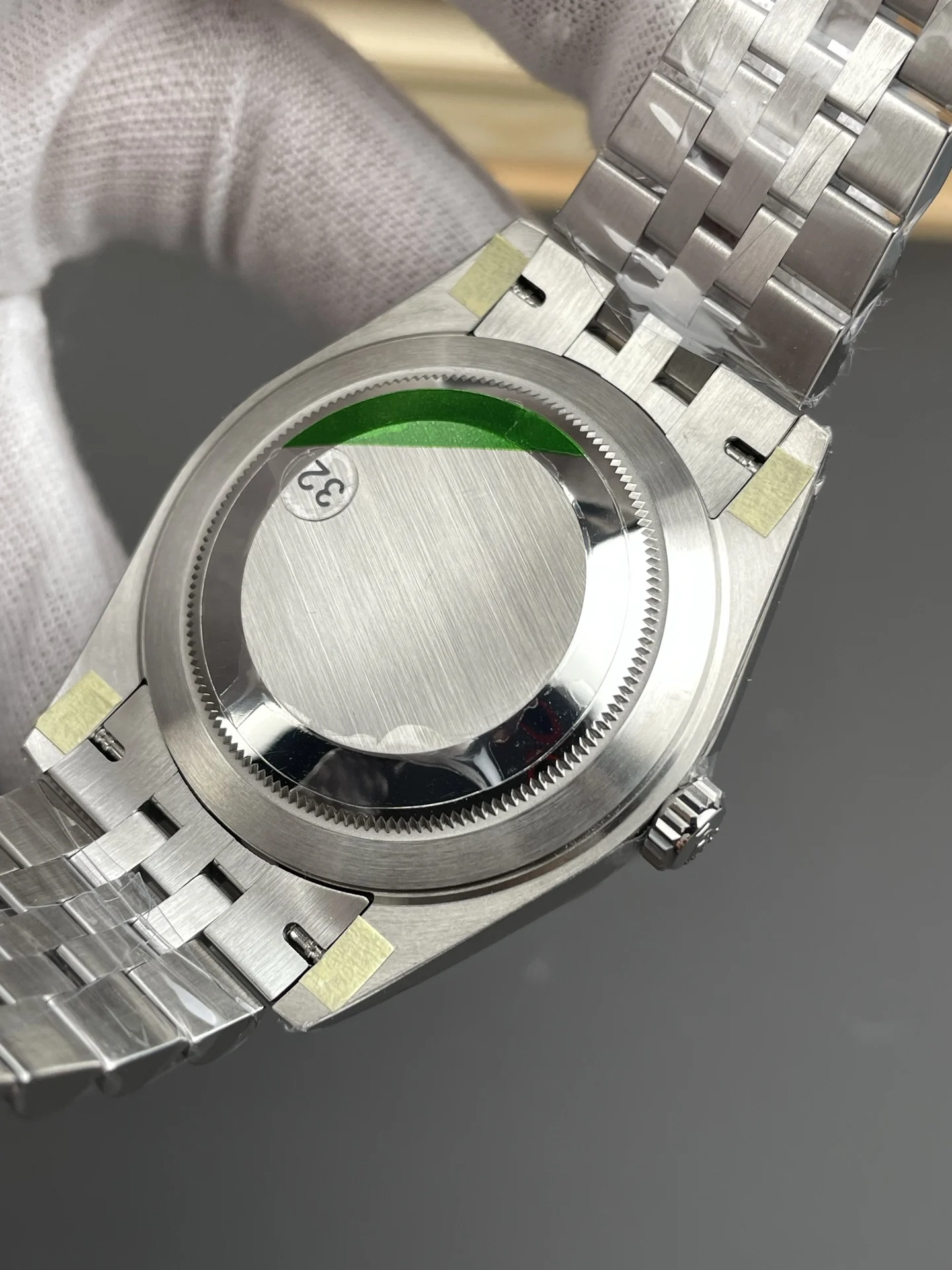 Rolex Datejust Blue Dial 41mm — photographed off the sweep