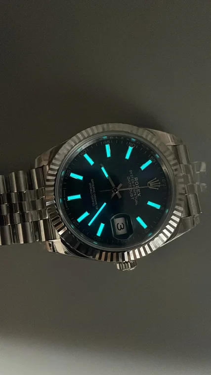 Rolex Datejust Blue Dial 41mm