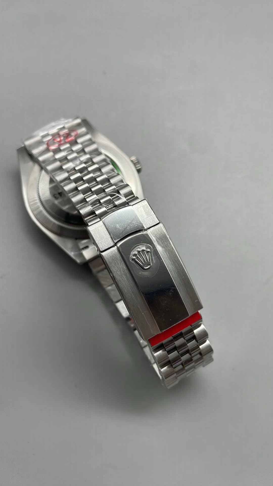Rolex Datejust Ceramic White Dial 41mm — photographed off the sweep