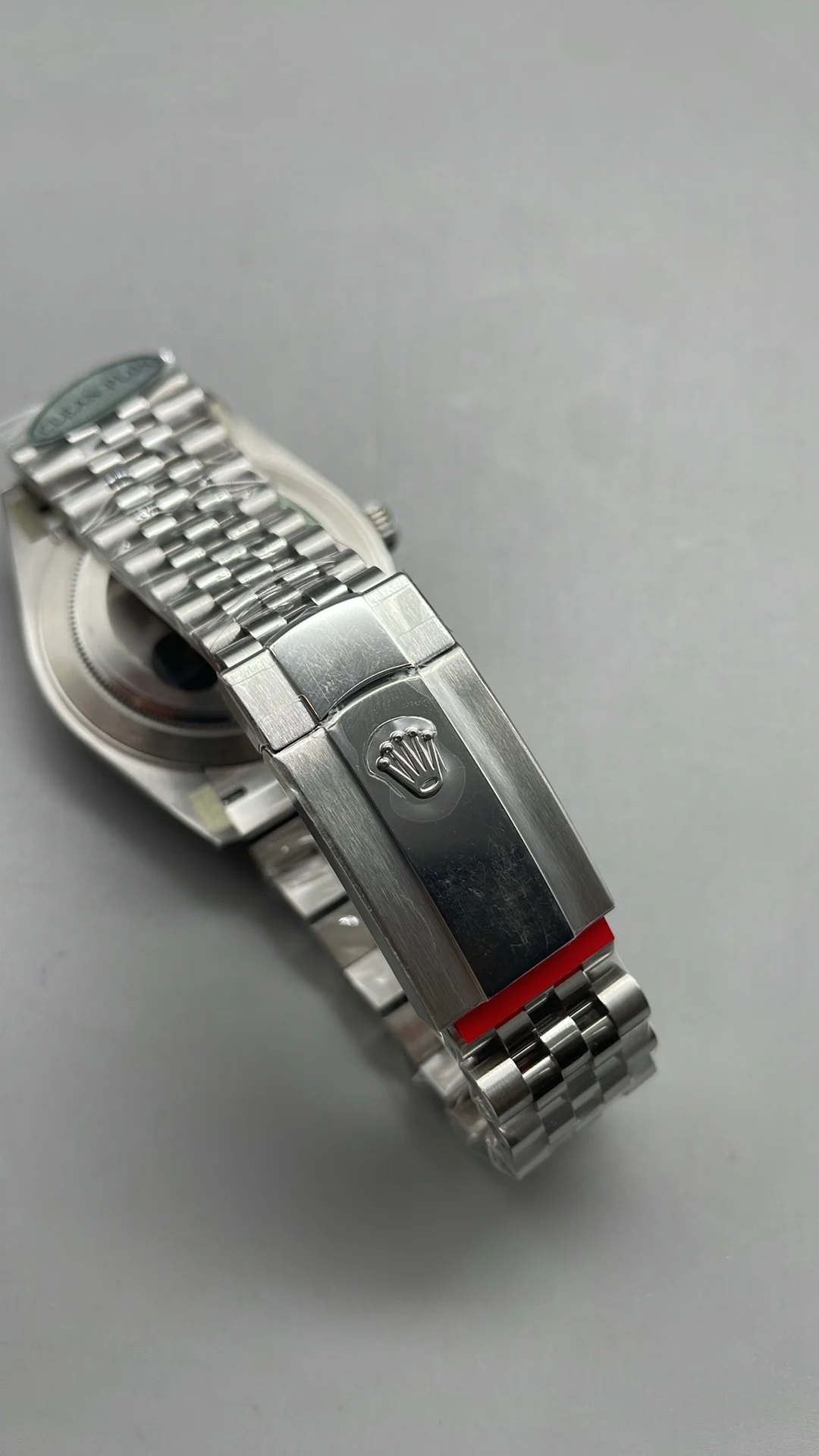 Rolex Datejust Ceramic White Dial 41mm — photographed off the sweep