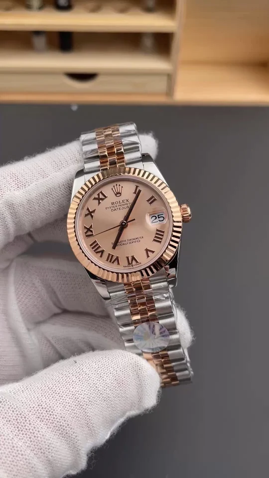 Rolex Datejust Champagne Rose Gold 31mm