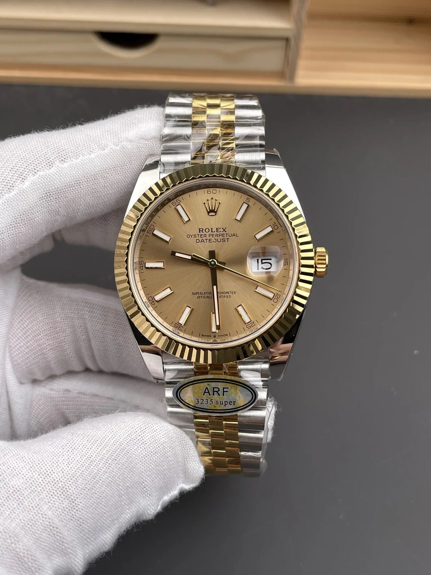 Rolex Datejust Champagne Two-Tone 41mm