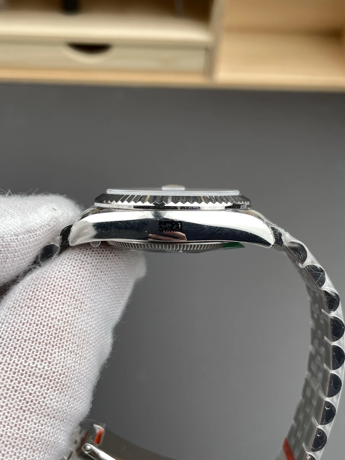 Rolex Datejust Diamond-Set 31mm — photographed off the sweep