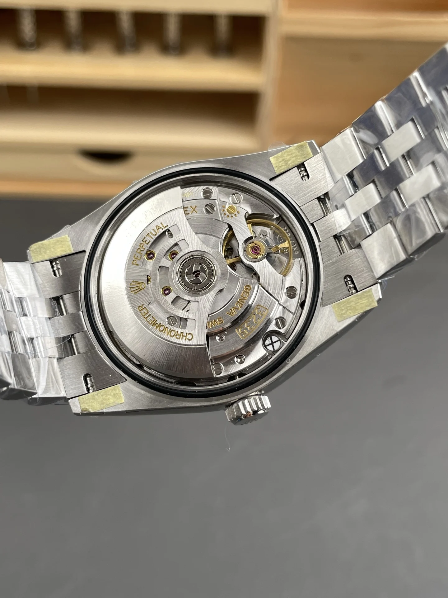 Rolex Datejust Diamond-Set 36mm — photographed off the sweep