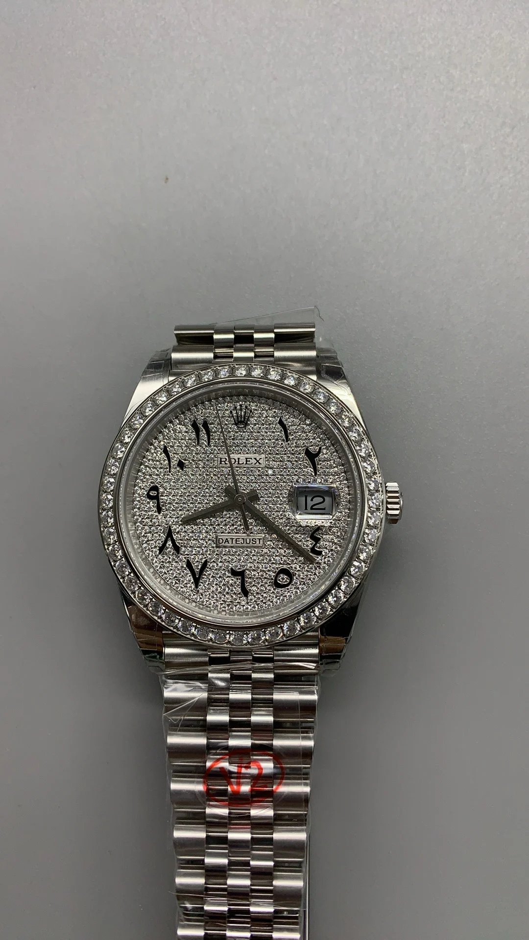 Rolex Datejust Diamond-Set 41mm — photographed off the sweep