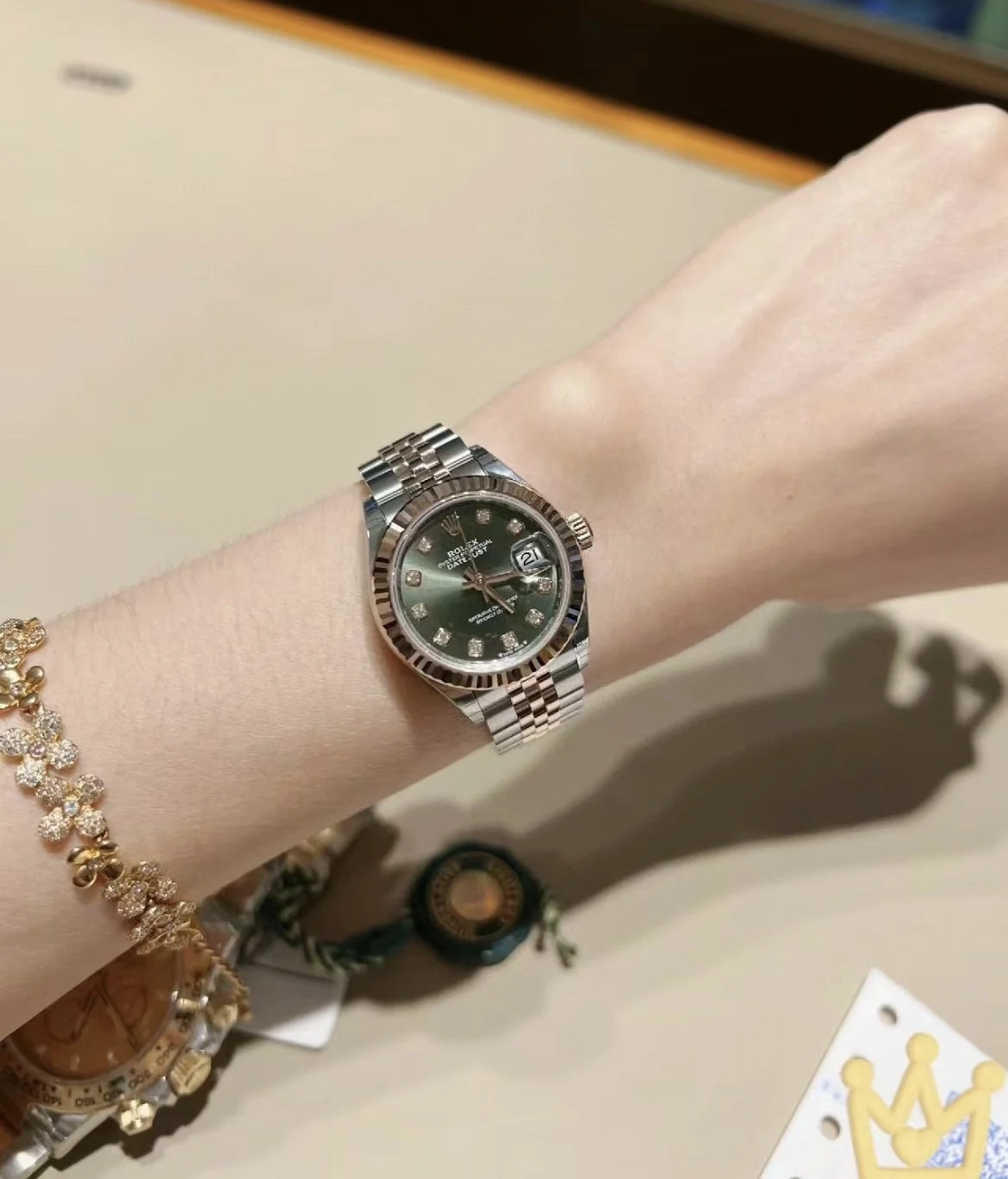 Rolex Datejust Green Dial