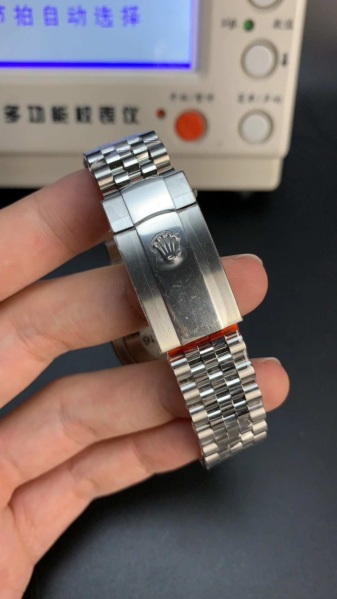 Rolex Datejust Green Dial 36mm — photographed off the sweep