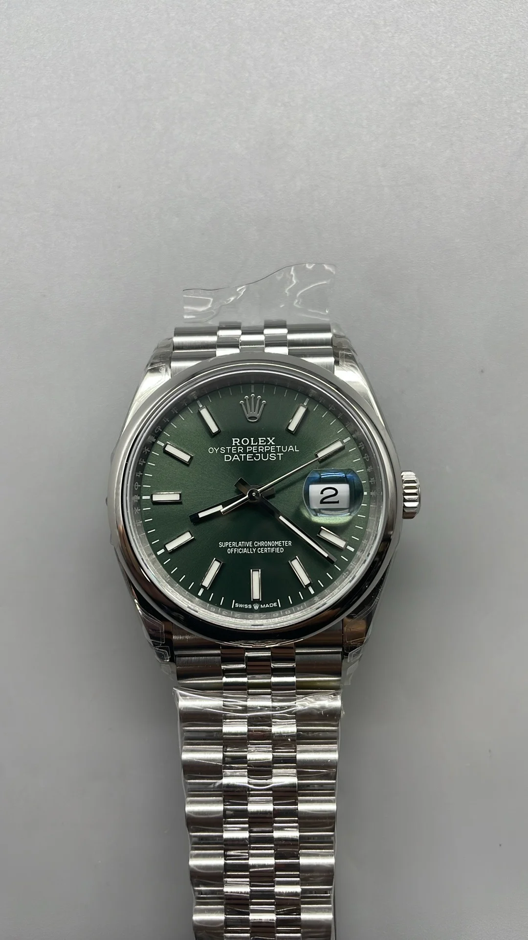Rolex Datejust Green Dial 36mm