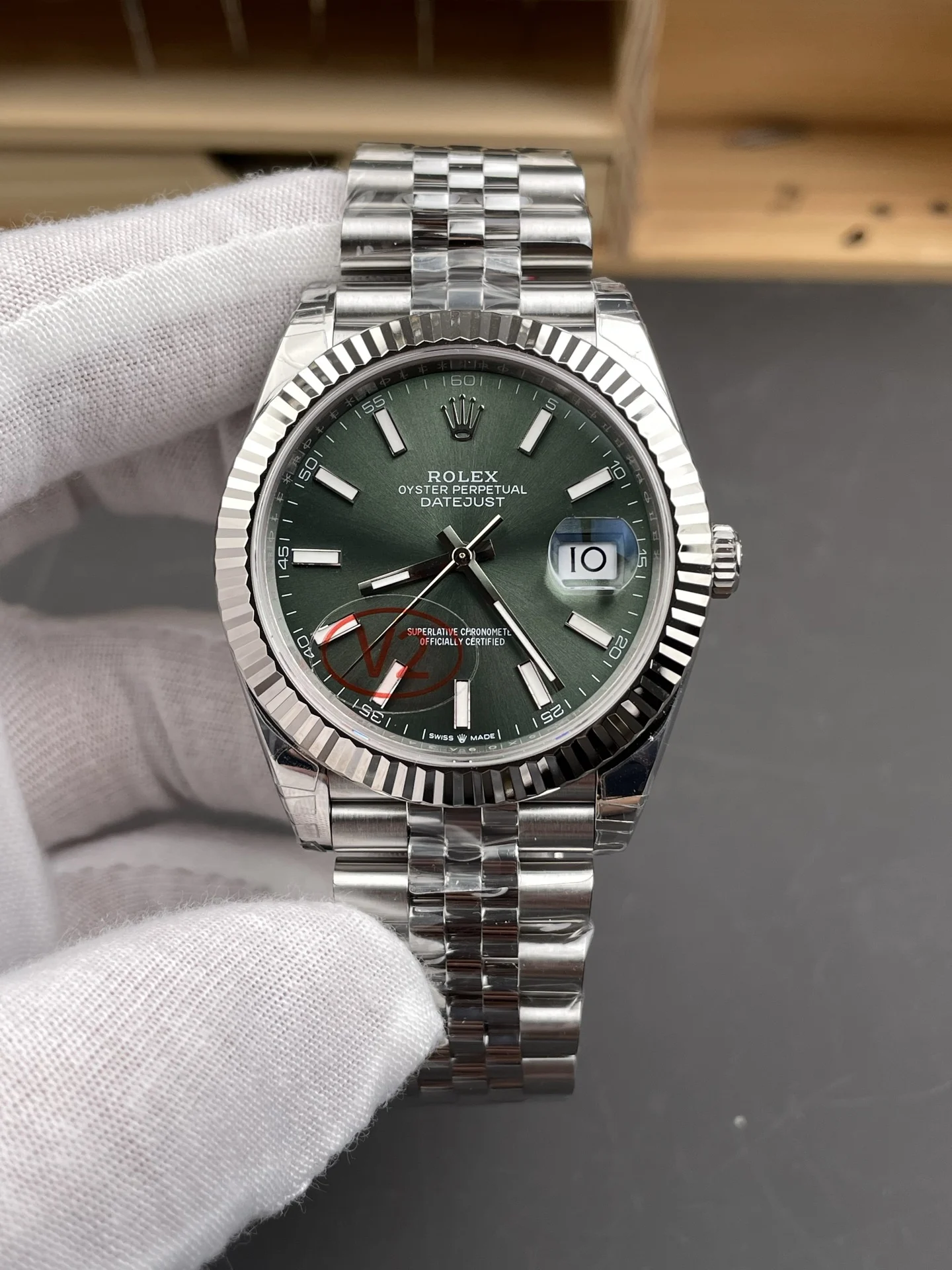 Rolex Datejust Green Dial 41mm