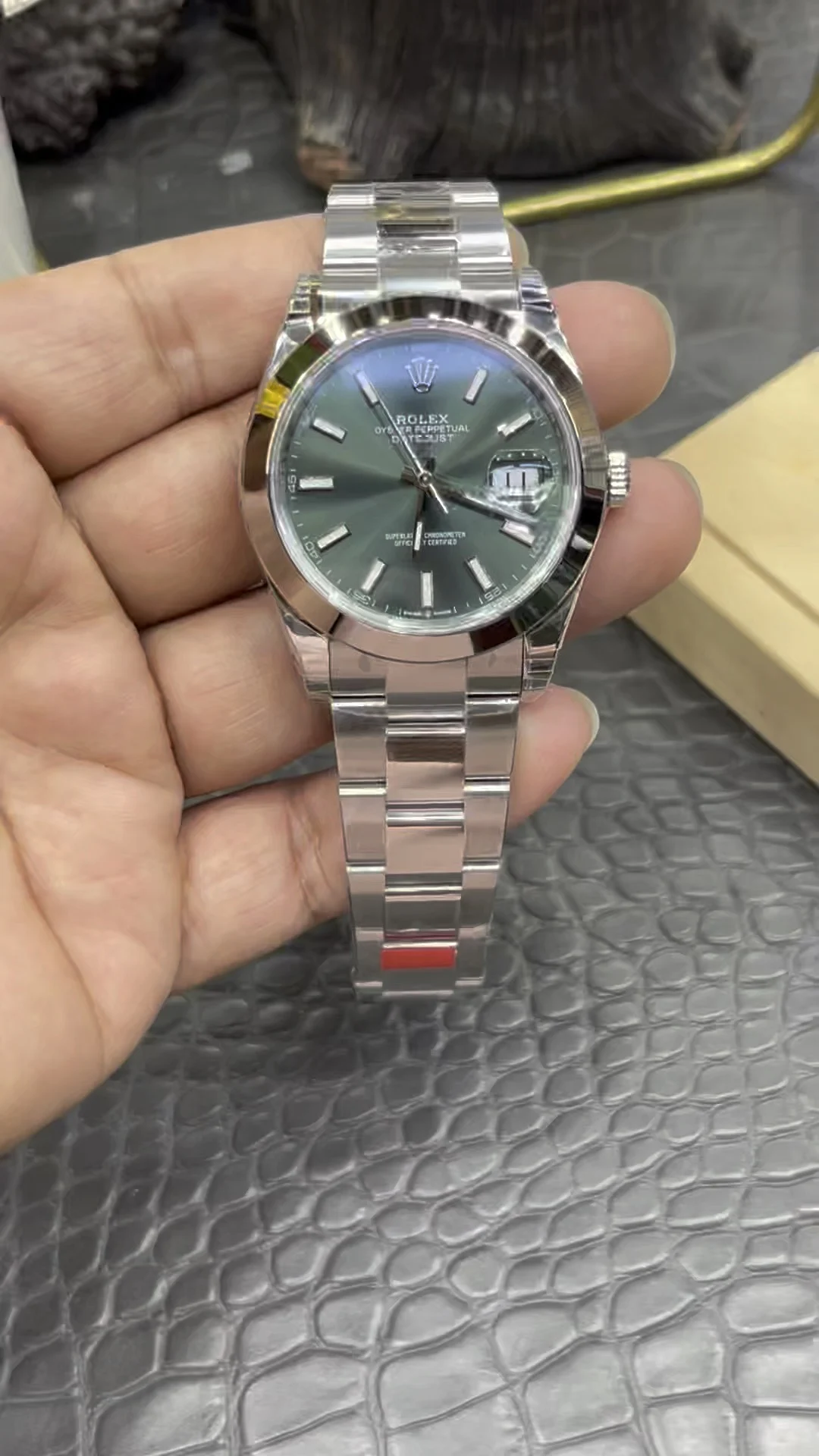 Rolex Datejust Green Dial 41mm